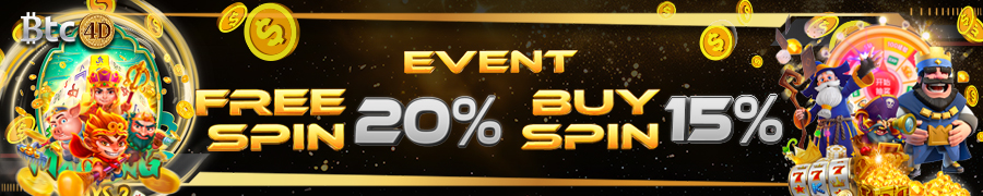 Event Bonus Freespin 15% | Buyspin20% - BTC4D